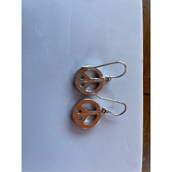 Peace Earrings - Costume Jewelry - Picture 4 of 4